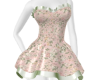 DELUCA PEACH FLORAL DRS