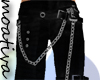 black slacks with chain