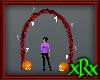 Halloween Arch Ghost Red