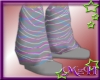 *MzH-Scribble Boots Gray
