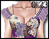 *0123* PurpleRuffleDress