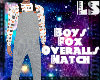 Boys Fox Overalls Match