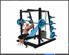 Weightlifting gym Blue
