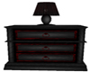 Red Lamp Dresser