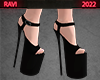 R. Lola Black Heels