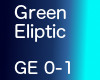 Green Eliptic Dj light