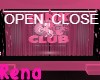 Pink Animated Curtain