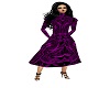 purple on blk dress