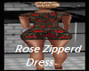 ROSE ZIPPER DRESS