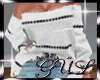 TRASHED SWEATER WHITE