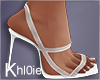 K Nope white heels