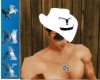 hat white texana bull