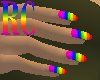 Rainbow Nails!!