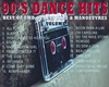 Dance Hits Of The 90s +D