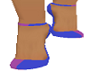 heels blue-purple