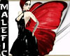 +m+ red butterfly wings