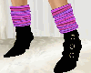 Fuxia boots strapped