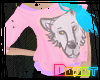 [D] PullOver Pink Wolf
