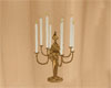 Gold table candlelabra