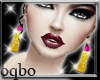 oqbo Lipstick earrings