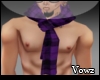 V| Purple plaid scarf
