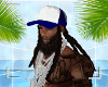 Dred Cap Blu Wht