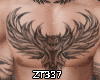 Zt-Owl & Eagle Tattoo