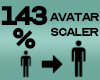 Avatar Scaler 143%