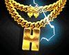 #GOLD NECKLACE 2 CHAINS
