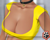 Yellow busty Kasey Top