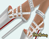 White Chain Heels <3