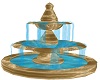 Fountain, gold, 3 tiers