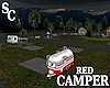 SC Red Camping Trailer