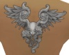 winged skull tat 2