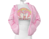 Pink Anime Hoodie