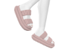 summer pink slippers