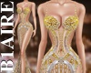 B1l Gl Kasama Gold Gown