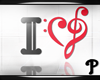 I Love Music Sticker 5