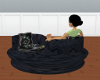 (MzB)Black Chat Chair