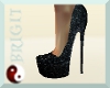 {TFB} Black Glam Heels