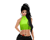lime green  holter top