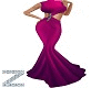 𝓩- Tinsly Cerise Gown