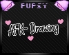🐾 AFK Drawing Sign