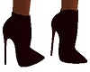 burgandy two tone boots