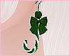 Green Christmas Earrings