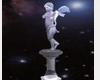~TQ~silver cupid statue