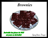 Plate of Brownies Derv