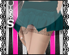-S- cute mini teal skirt
