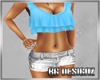 [BGD]White Cowboy Shorts