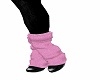pink woolly boot